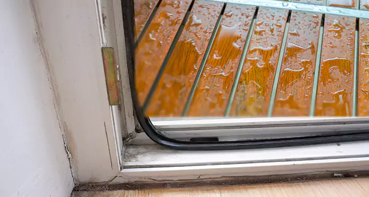 Water Leaking Wooden Patio Doors Repair in Lehigh Acres, FL