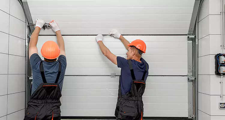 Garage Door Bottom Panel Repair in Lehigh Acres, FL