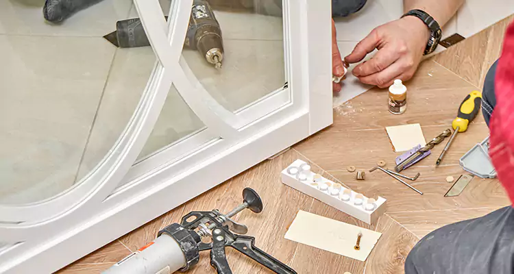 Interior Patio Door Casing Repair in Lehigh Acres, FL