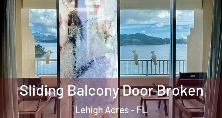  Sliding Balcony Door Broken Lehigh Acres - FL