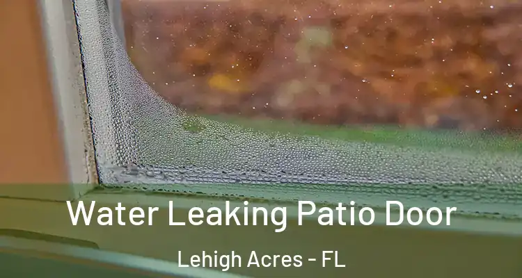  Water Leaking Patio Door Lehigh Acres - FL